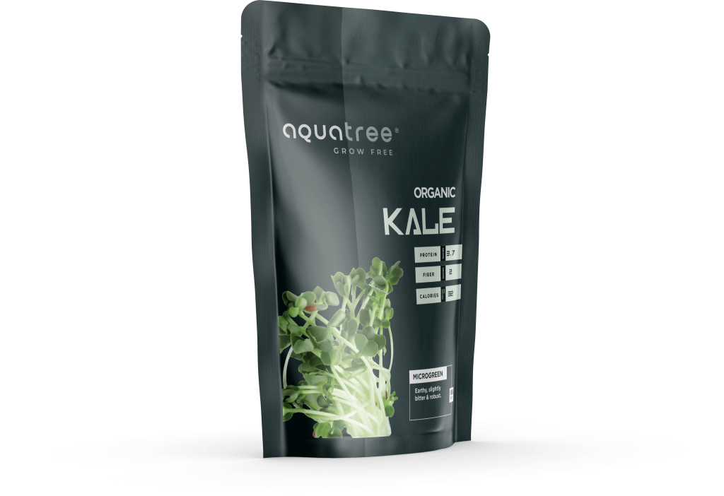 Kale Microgreen Seeds for Hydroponic Gardens | AquaTree