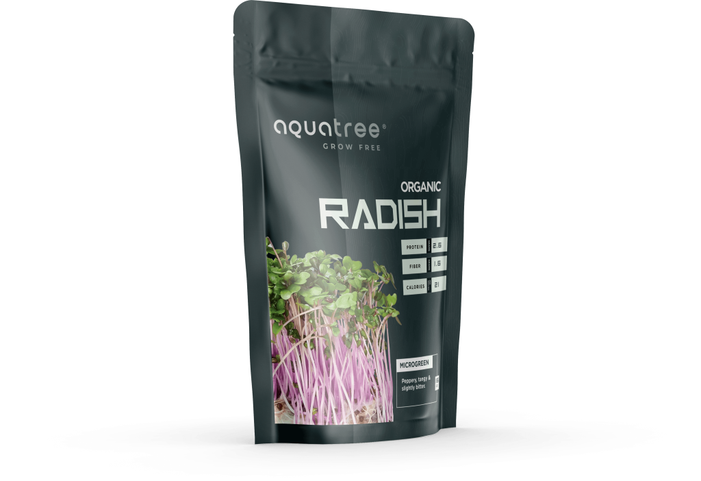 Radish Microgreen Seeds: Rambo Purple Radish Seeds